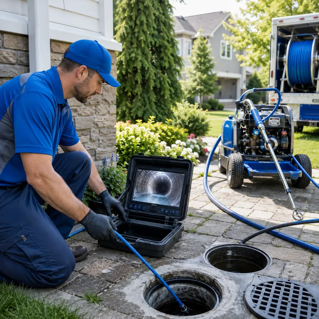 Outdoor drain cleaning professionals serving Woolwich, ME